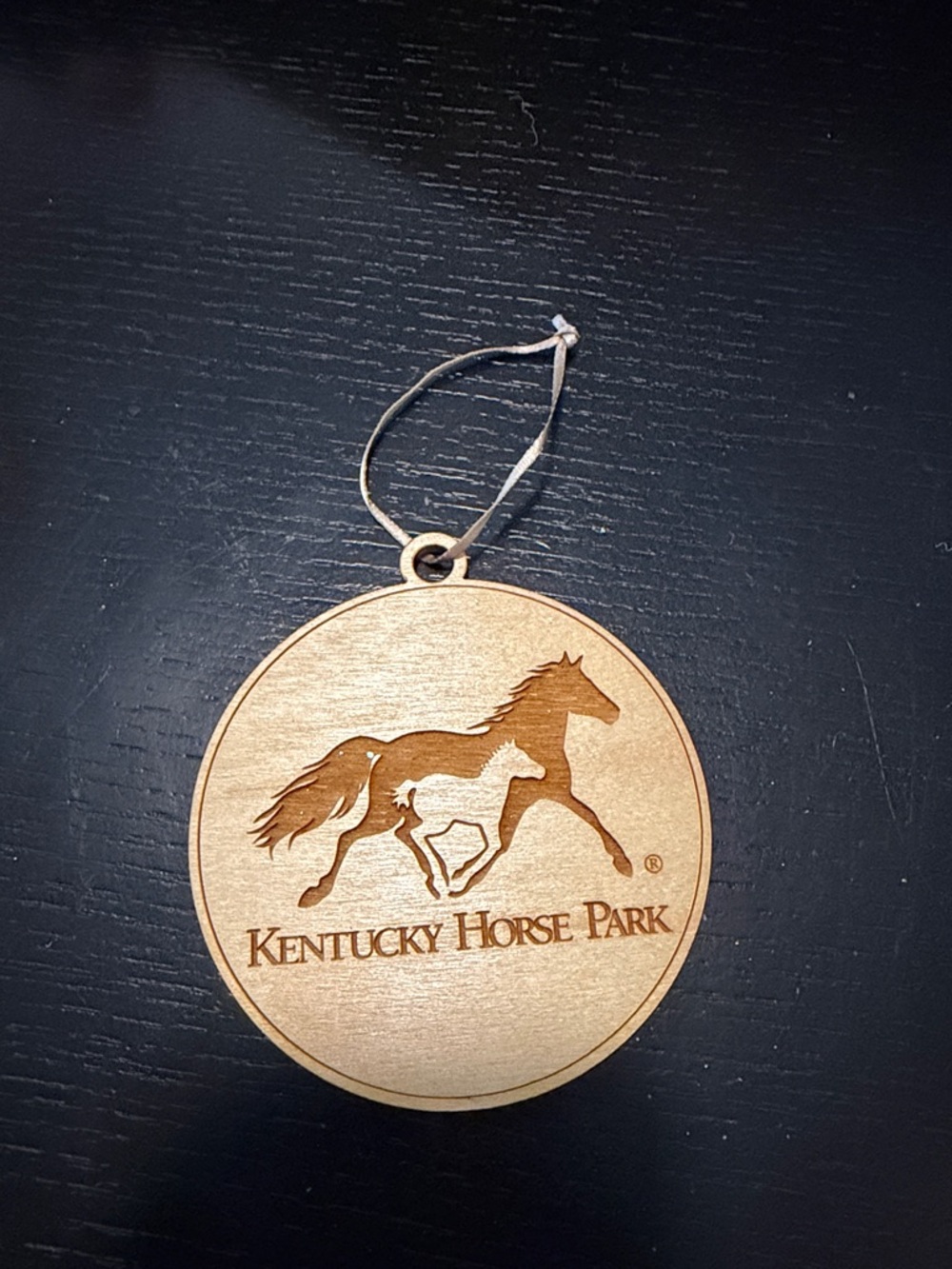 Kentucky Horse Park Wooden Horse Ornament